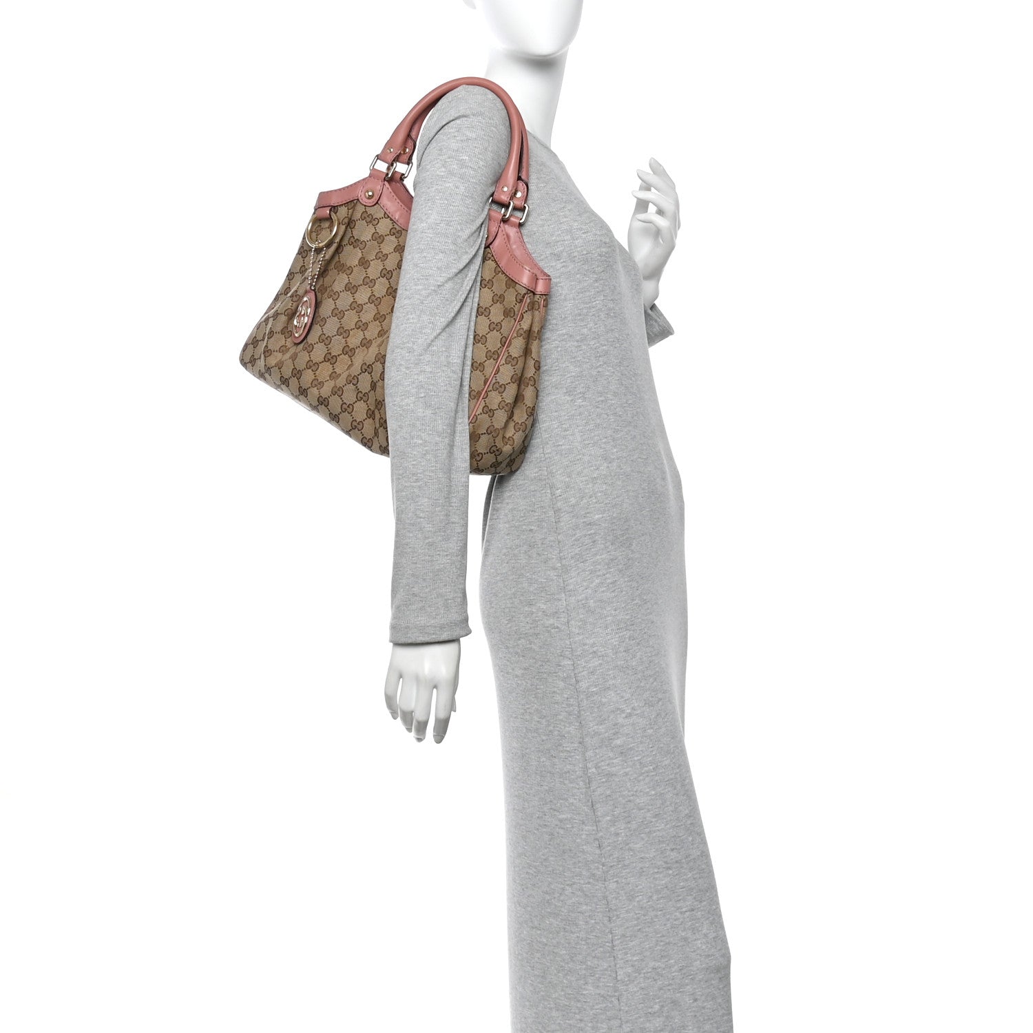 Monogram Medium Sukey Tote Pink