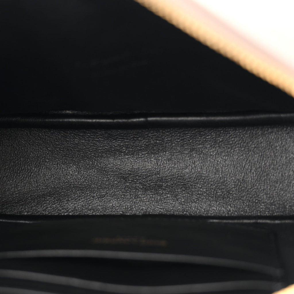 Calfskin Matelasse Monogram Mini Lou Camera Bag Taupe