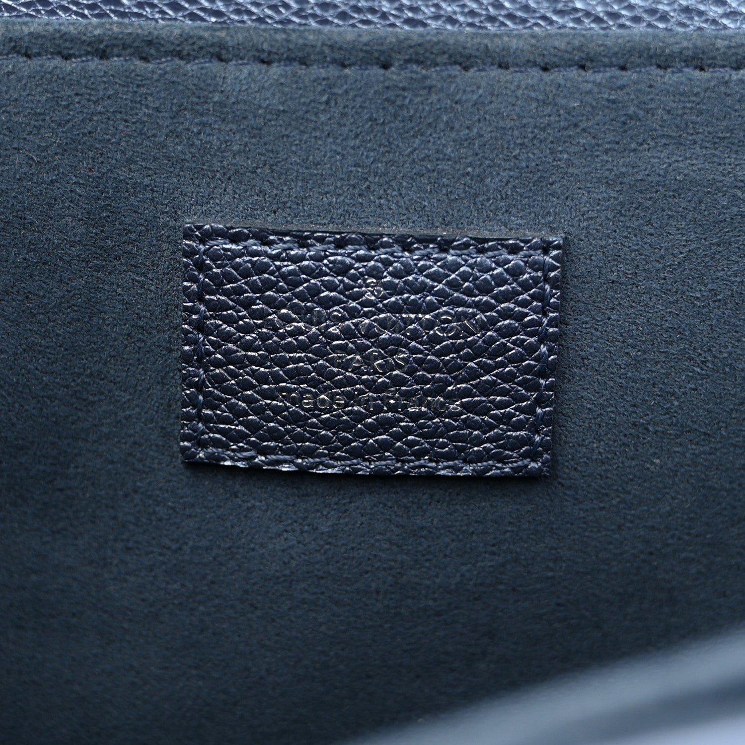 Metallic Empreinte Monogram Giant Pochette Metis Navy Nacre