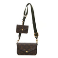 Monogram Felicie Strap & Go Kaki