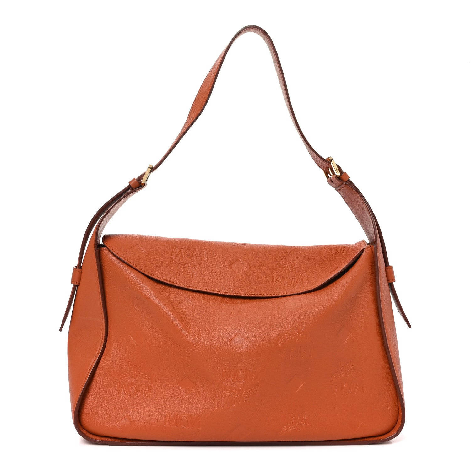 Calfskin Ottomar Medium Aren Flap Hobo Bombay Brown