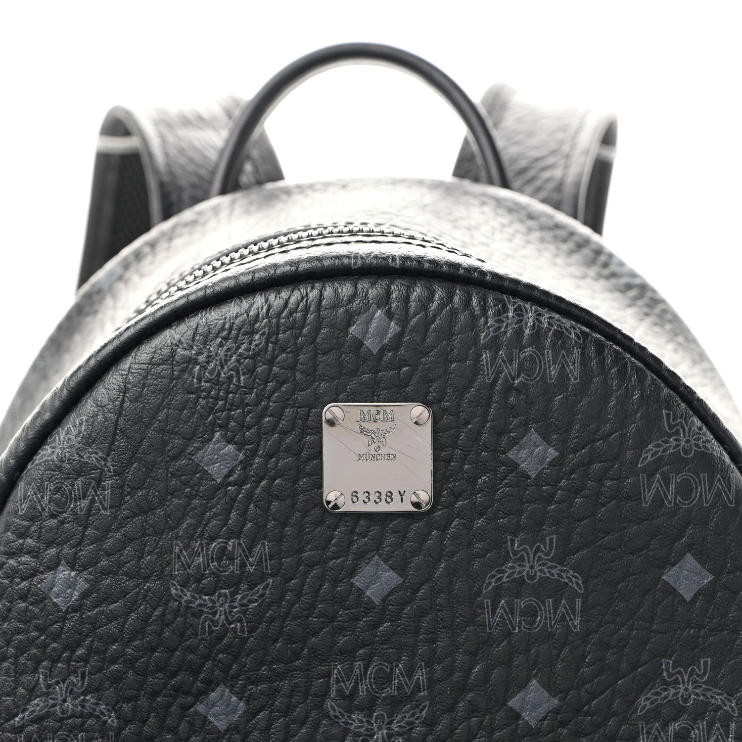 Visetos Small Side Stud Stark Backpack Black