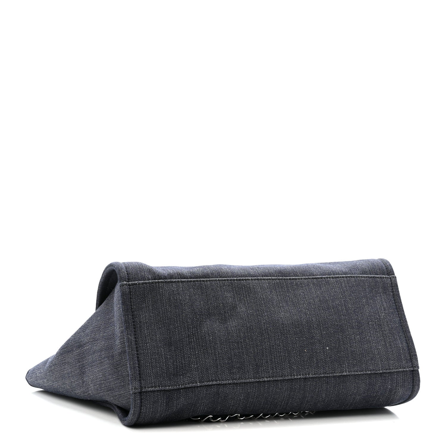 Denim Large Deauville Tote Dark Blue
