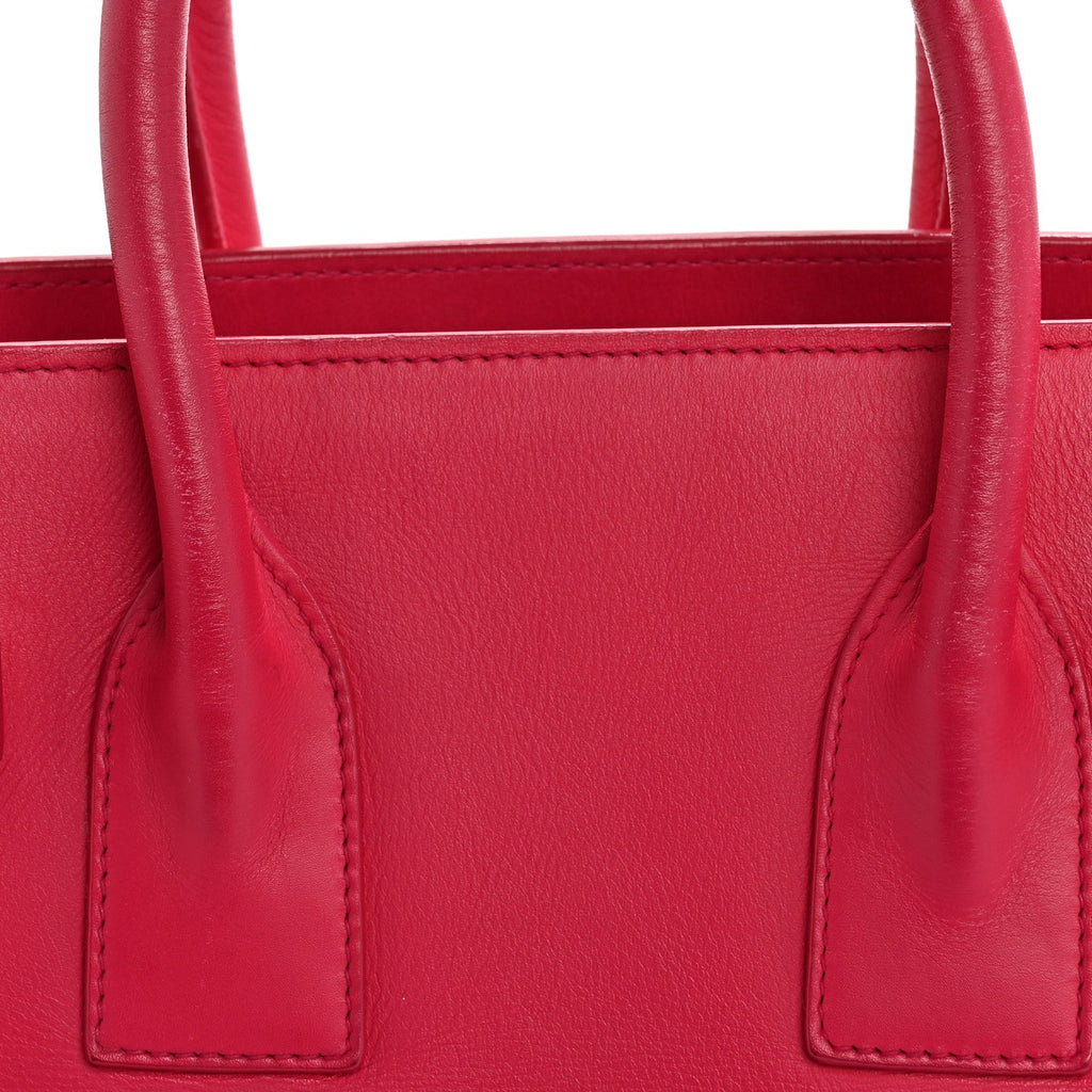 Calfskin Small Sac De Jour Lipstick Fuchsia