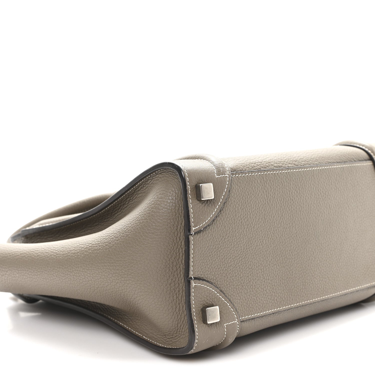 Drummed Calfskin Micro Luggage Souris