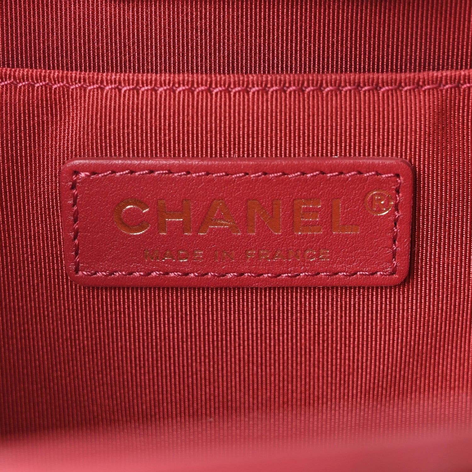 Calfskin Quilted Small CC Chain Accordion Tote Red