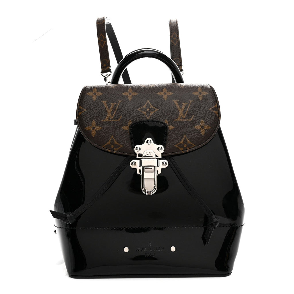 Patent Monogram Hot Springs Backpack Black