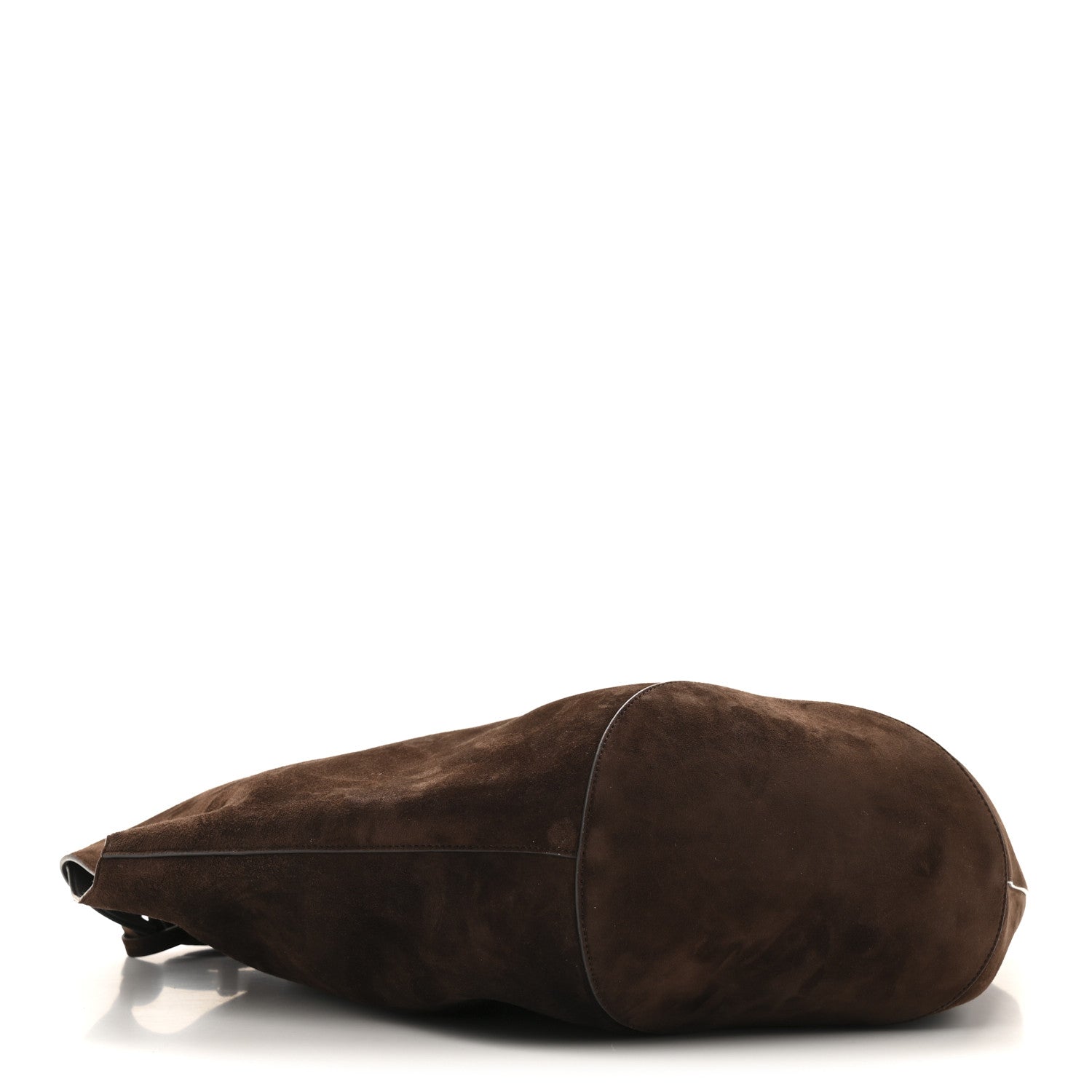 Suede Calfskin Medium Lotus Tote Coffee