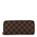 Damier Ebene Clemence Wallet Cherry