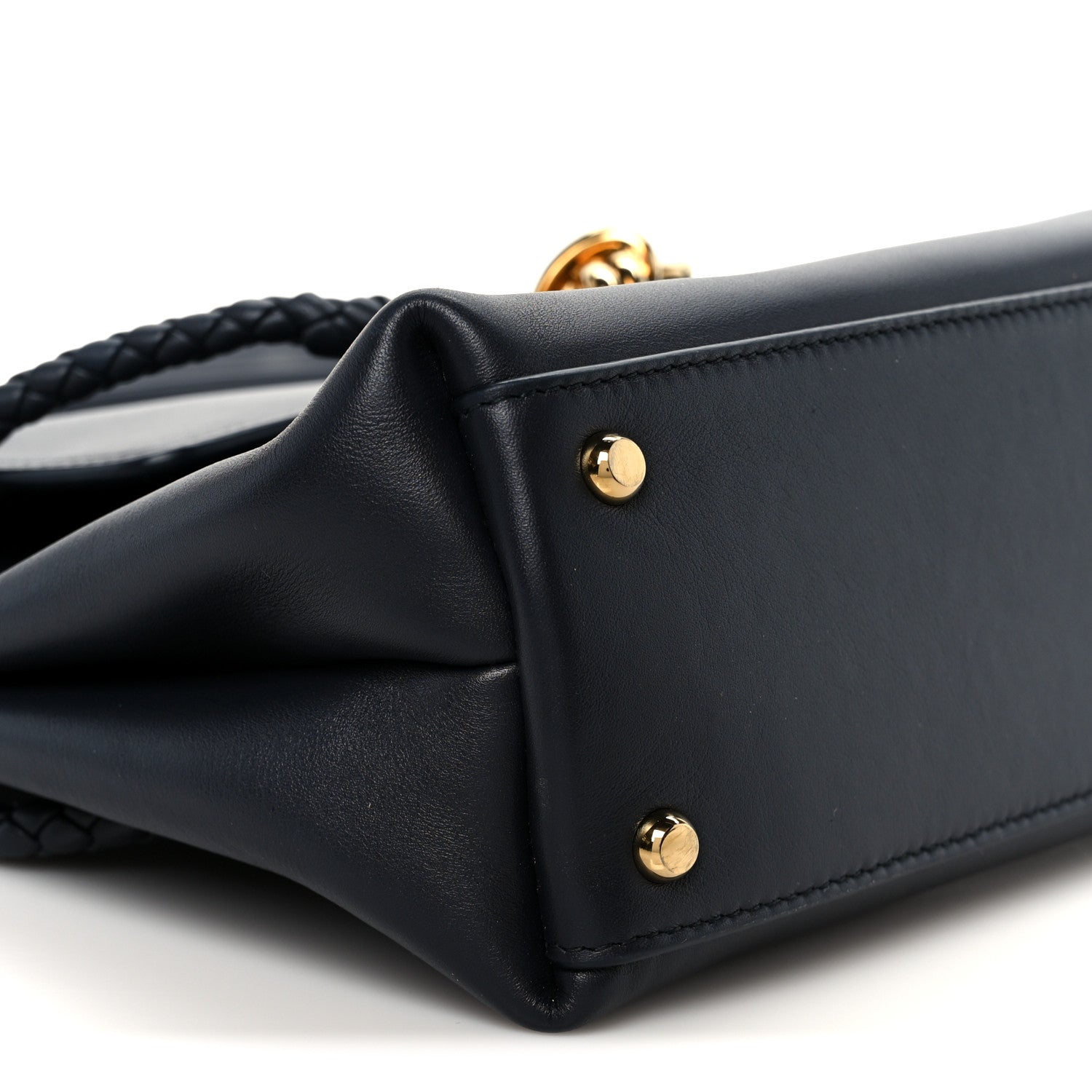 Silky Calfskin Small Ciao Ciao Black