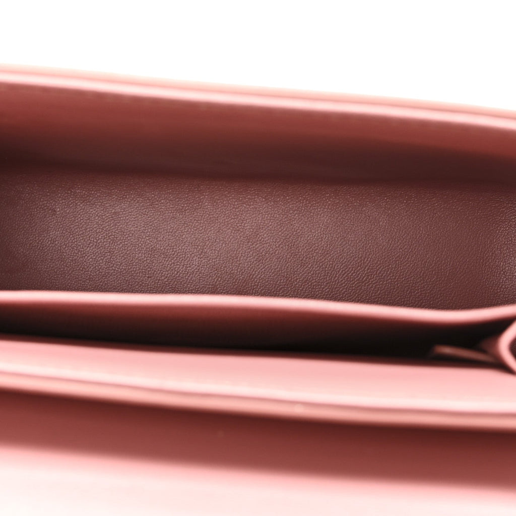 Gradient Smooth Calfskin Gradient 30 Montaigne Box Bag Rose Multicolor