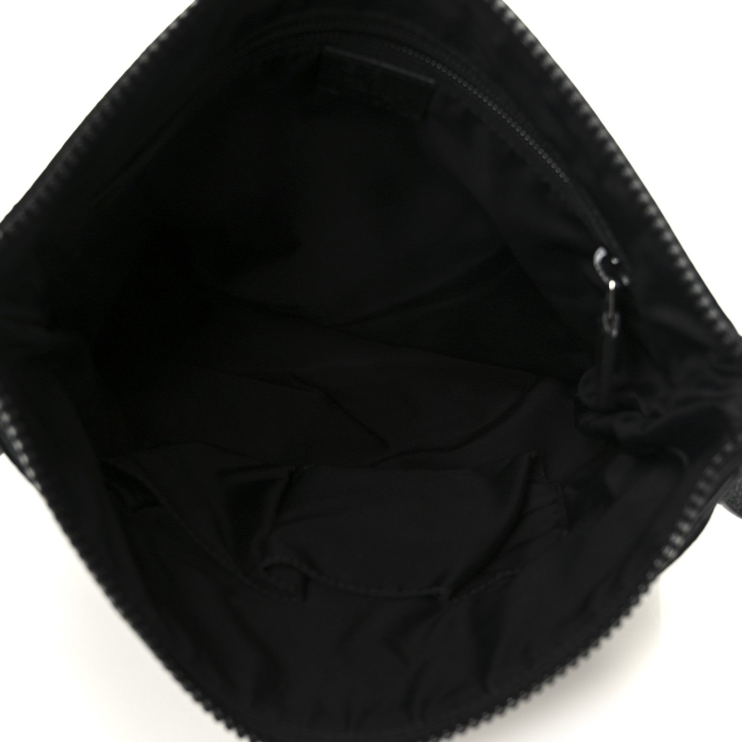 Nylon Monogram Dollar Calfskin Flat Messenger Bag Black