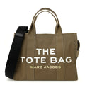 Cotton Canvas Medium The Traveler Tote Bag Slate Green