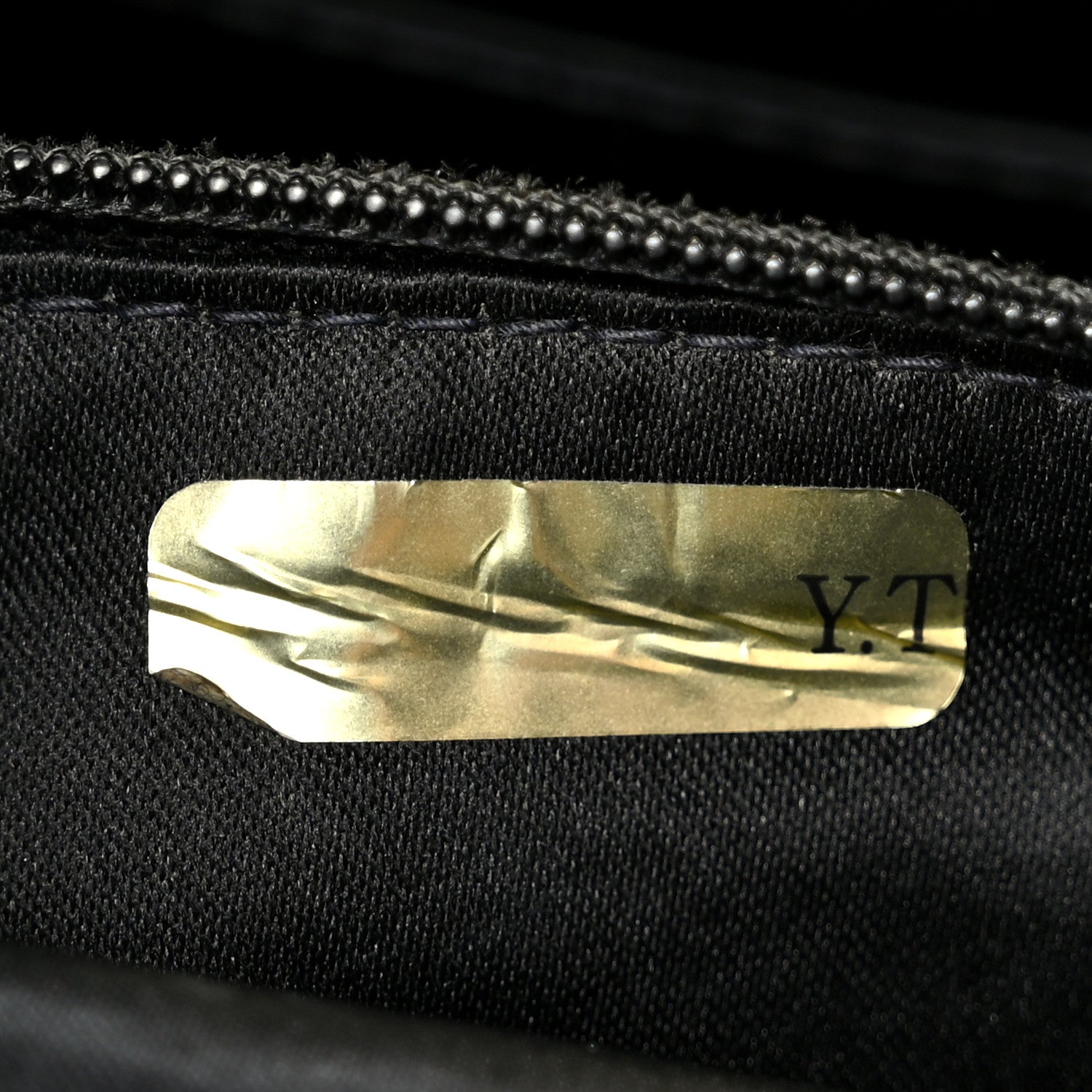 Grosgrain Quilted Shopper Tote Black