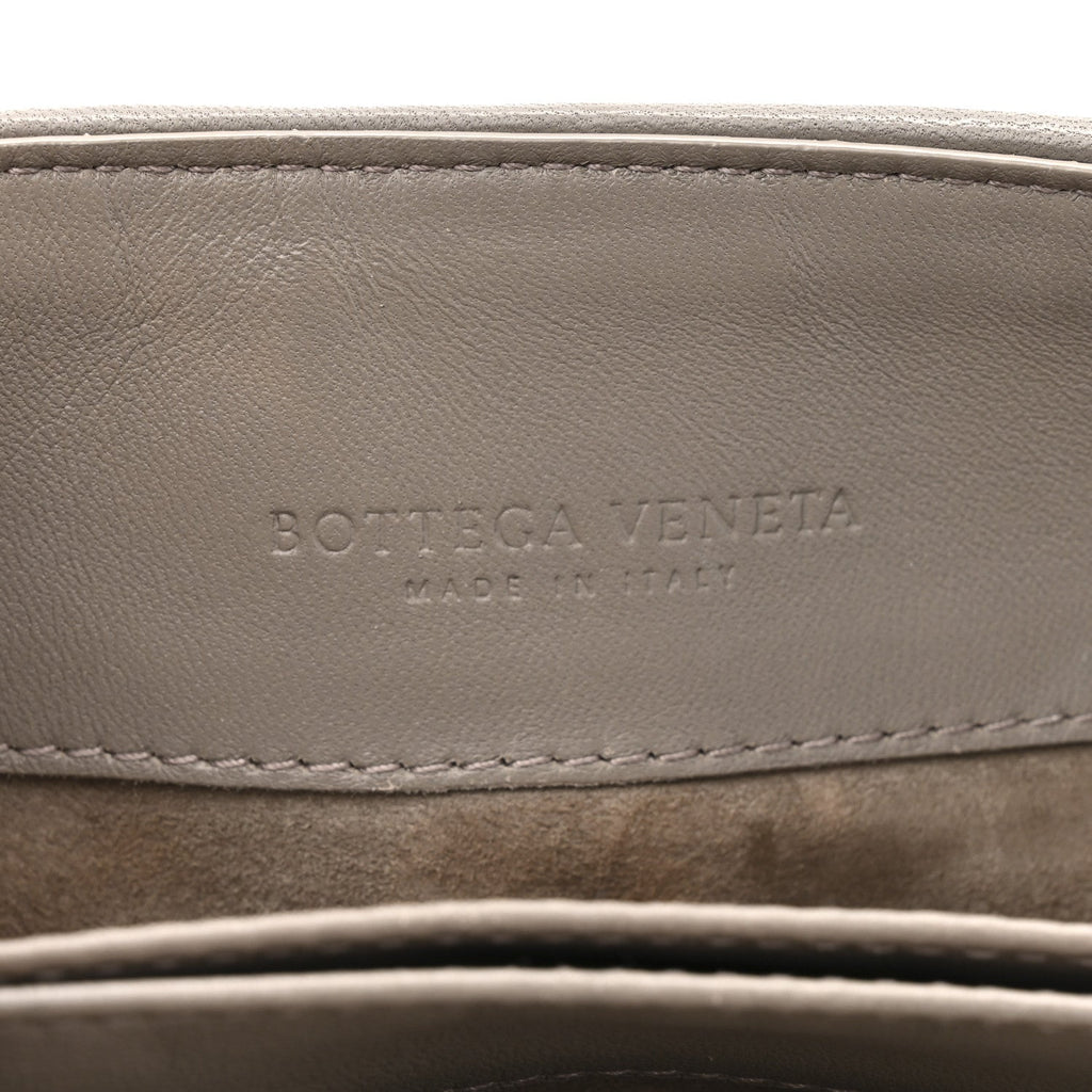 Nappa Intrecciato Baby Olimpia Shoulder Bag Shadow