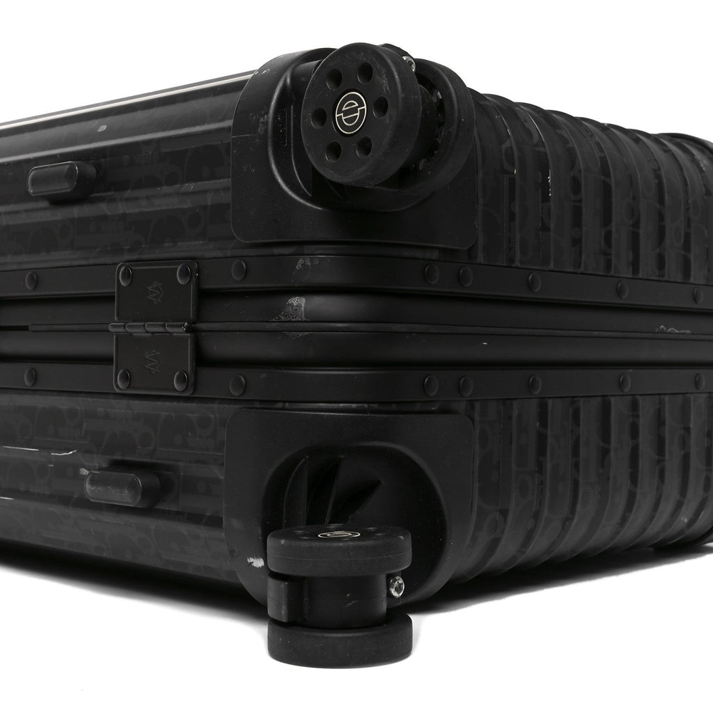 X RIMOWA Aluminum Gradient Original Cabin Luggage Black