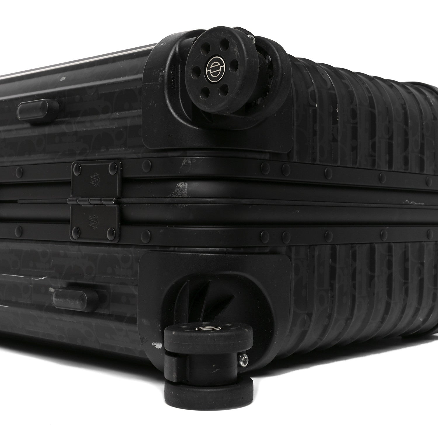 X RIMOWA Aluminum Gradient Original Cabin Luggage Black