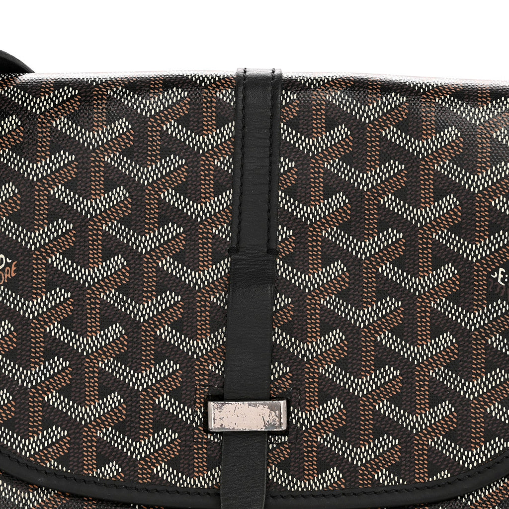 Goyardine Belvedere II PM Messenger Bag Black