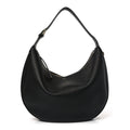 Supple Grained Calfskin Large Lulu Shoulder Bag Black