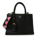 Saffiano Greche Greca Paradigme Bag Black Pink
