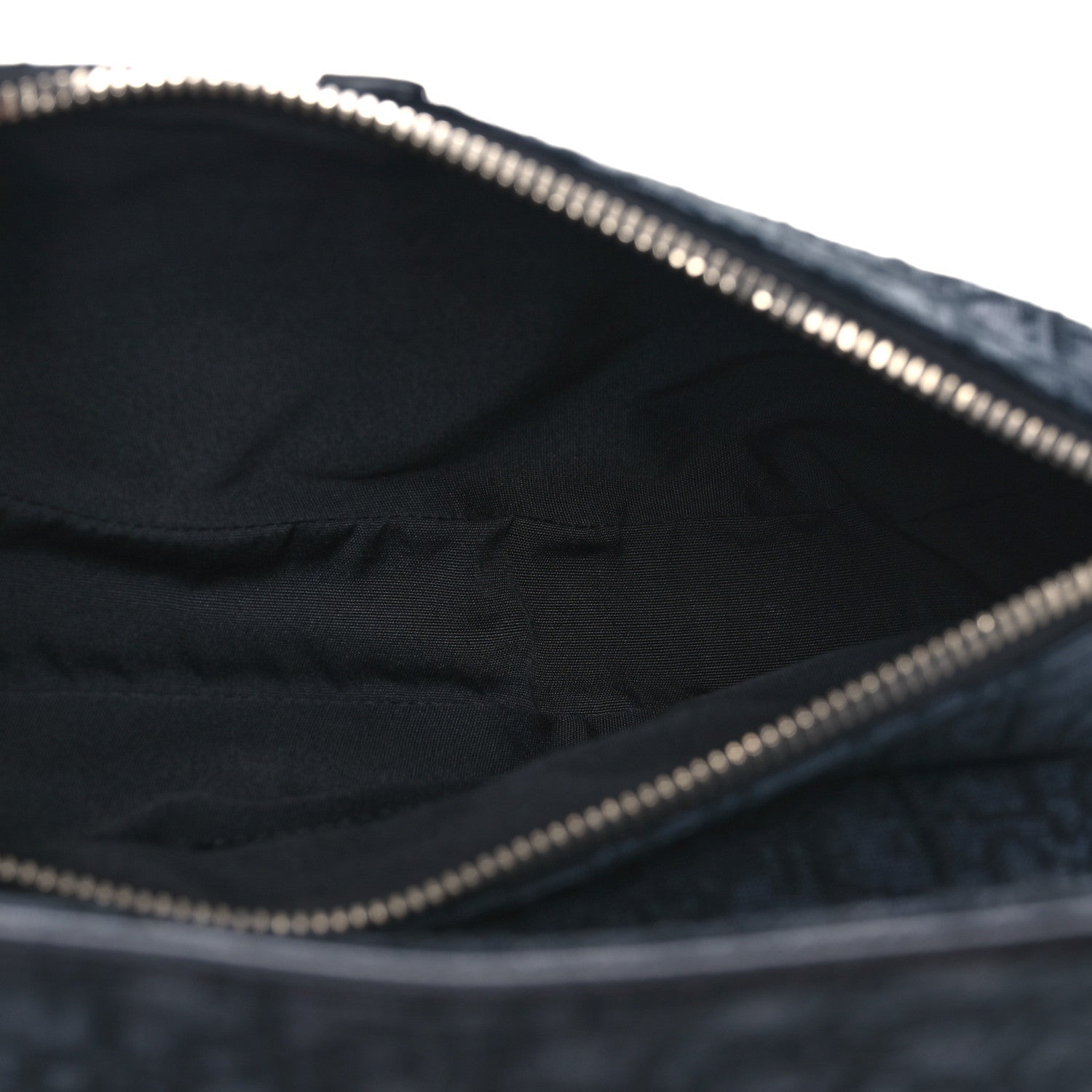 Oblique Mens Saddle Bag Black Blue