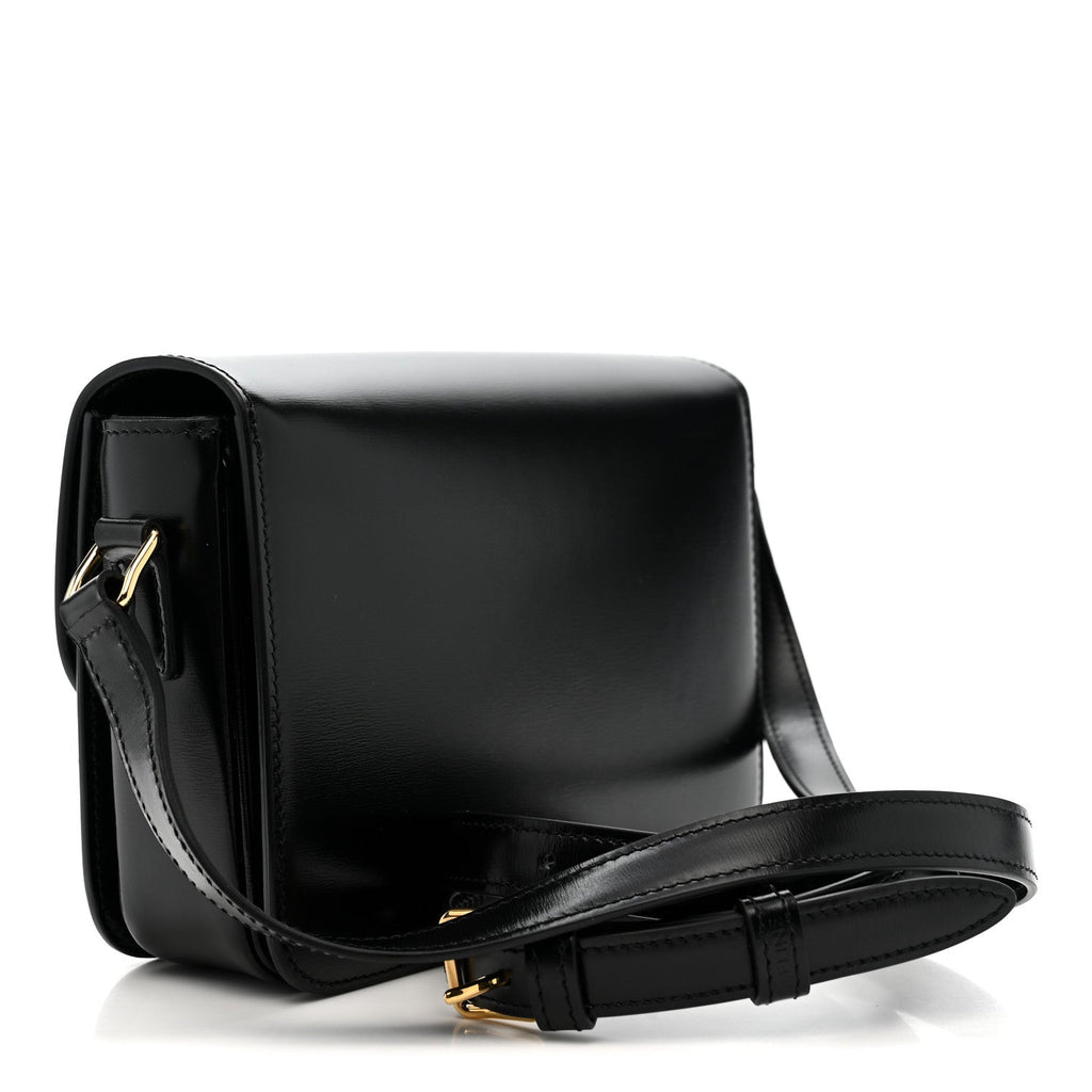 Shiny Calfskin Teen Triomphe Black