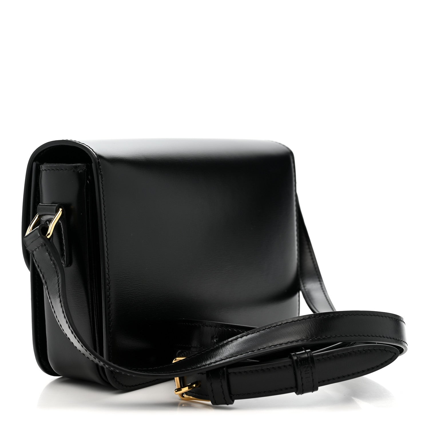 Shiny Calfskin Teen Triomphe Black