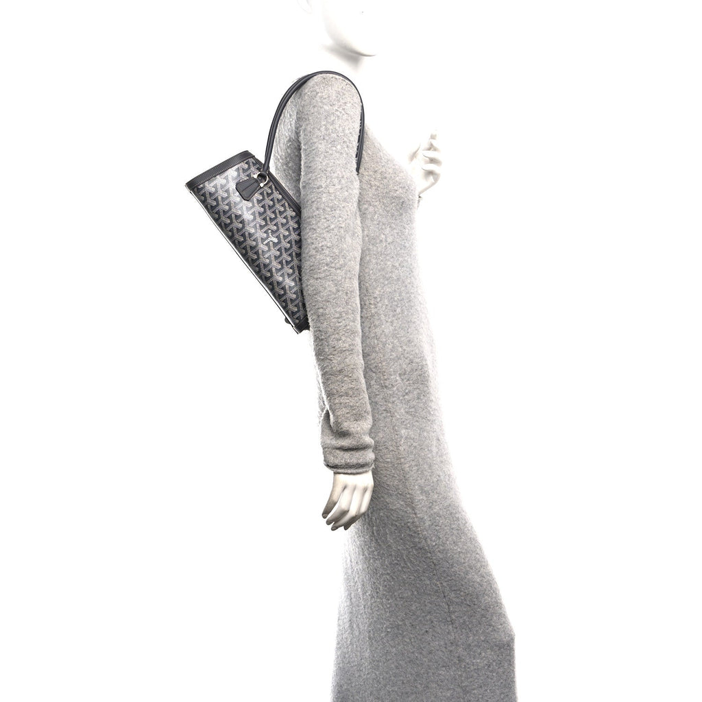 Goyardine Bonbonniere Bag Grey