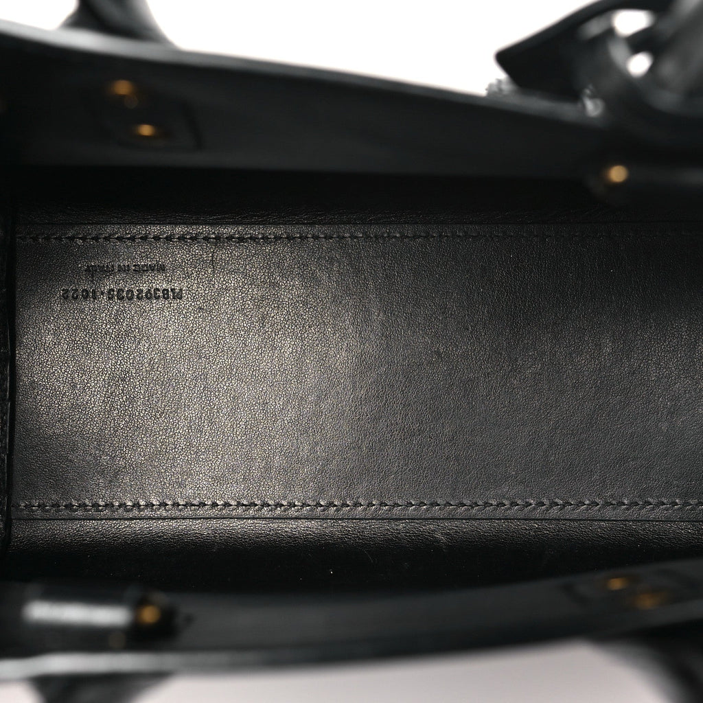 Calfskin Nano Sac De Jour Black