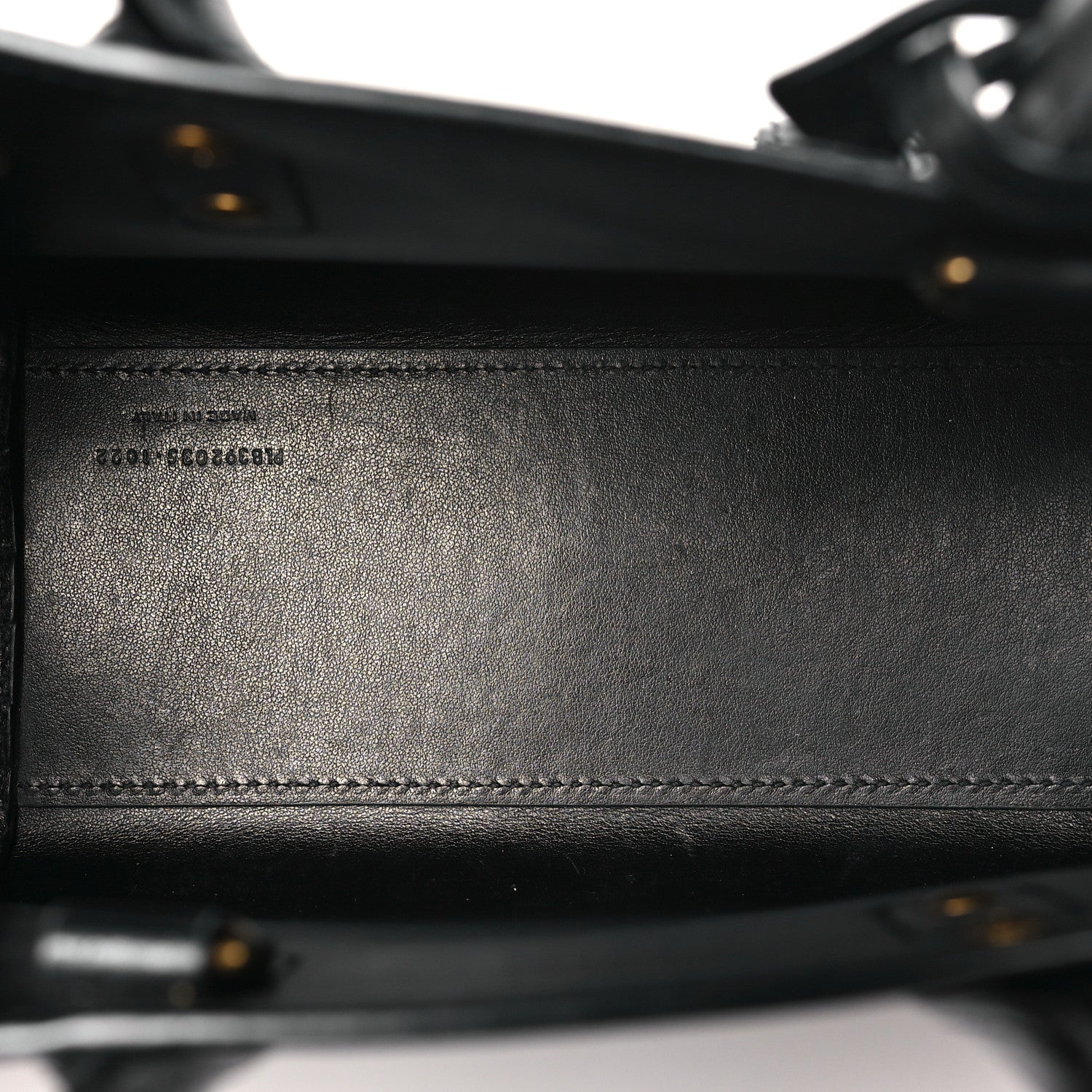 Calfskin Nano Sac De Jour Black