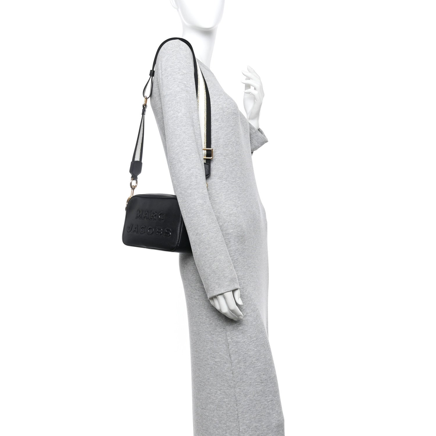 Calfskin The Flash Crossbody Black