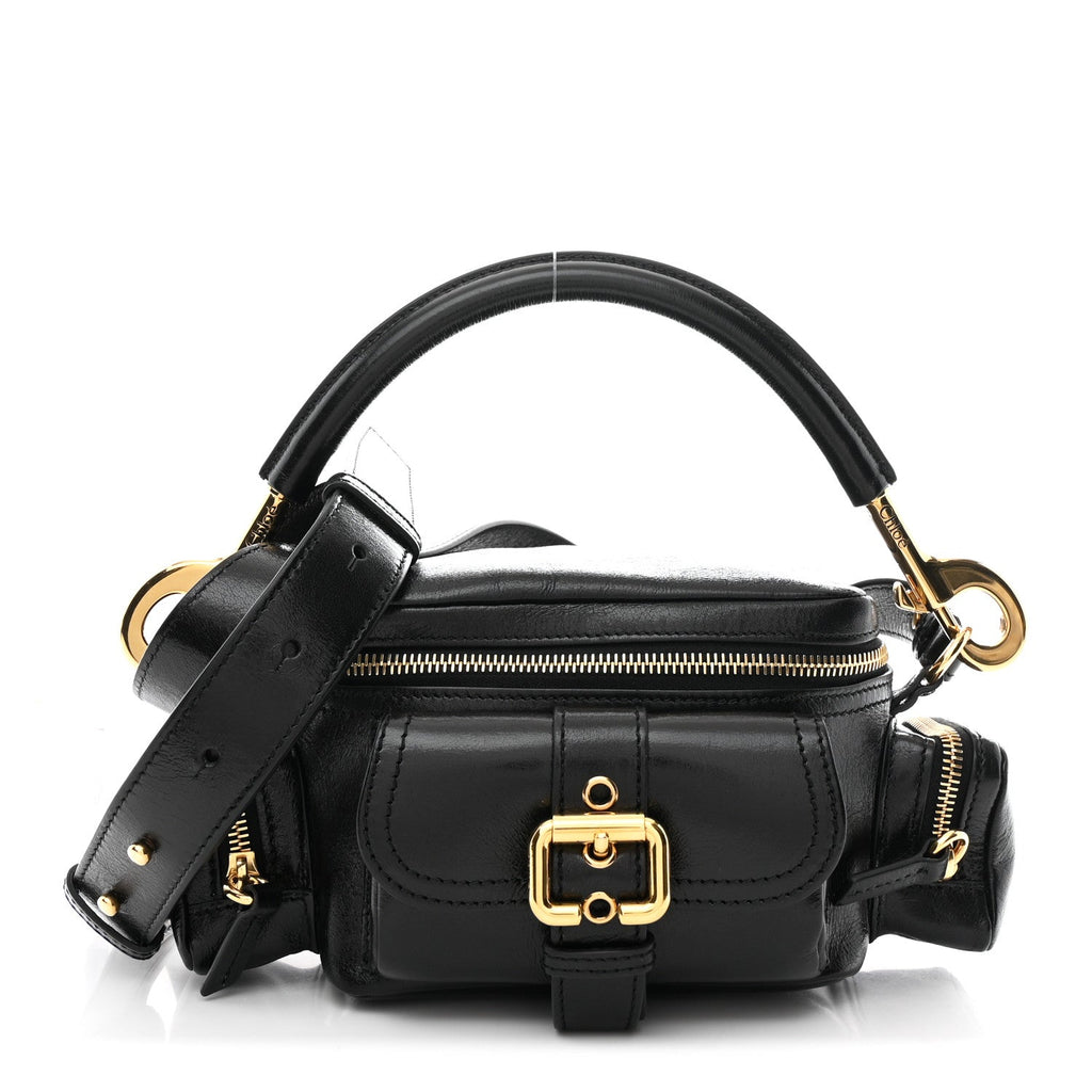 Shiny Buffalo Small Double Carry Camera Bag Black