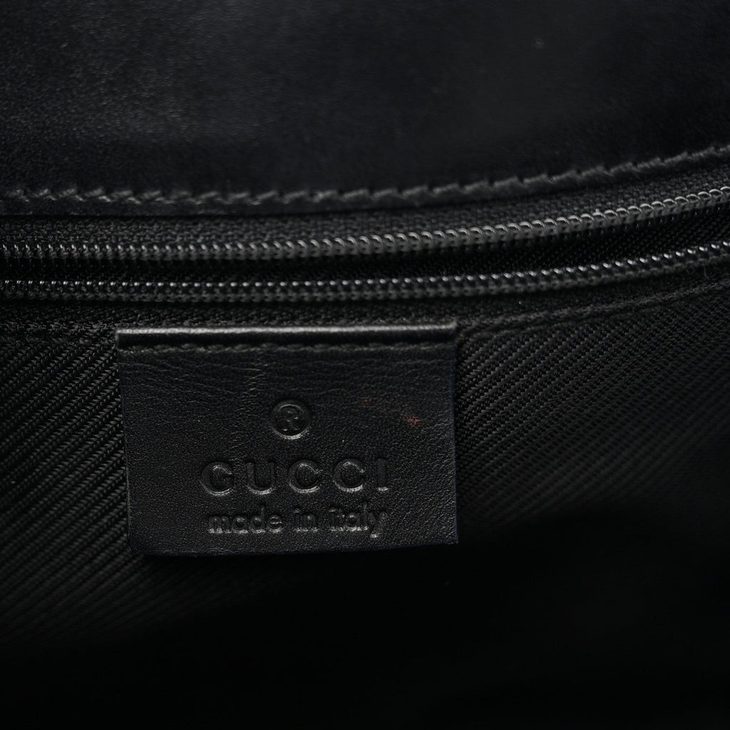 Monogram Bardot Shoulder Bag Black