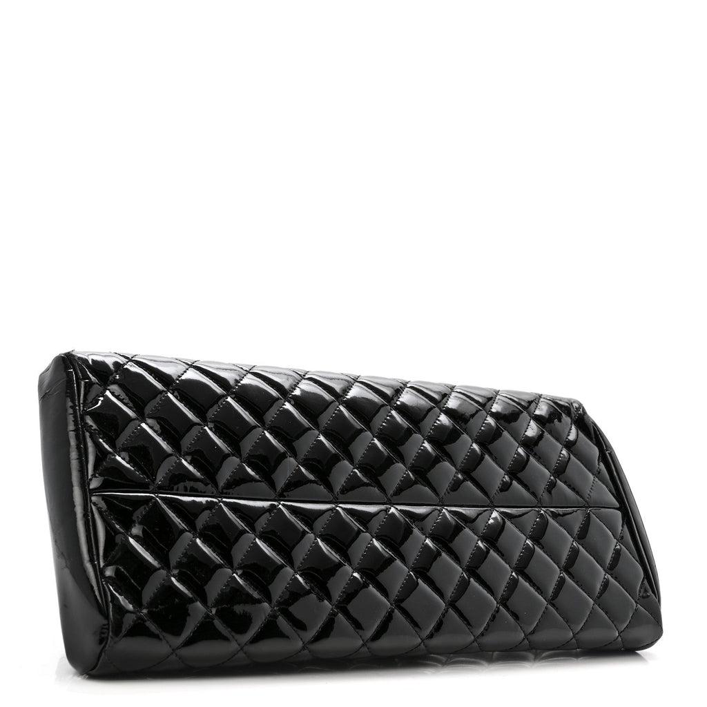 Patent Quilted Medium Just Mademoiselle Black