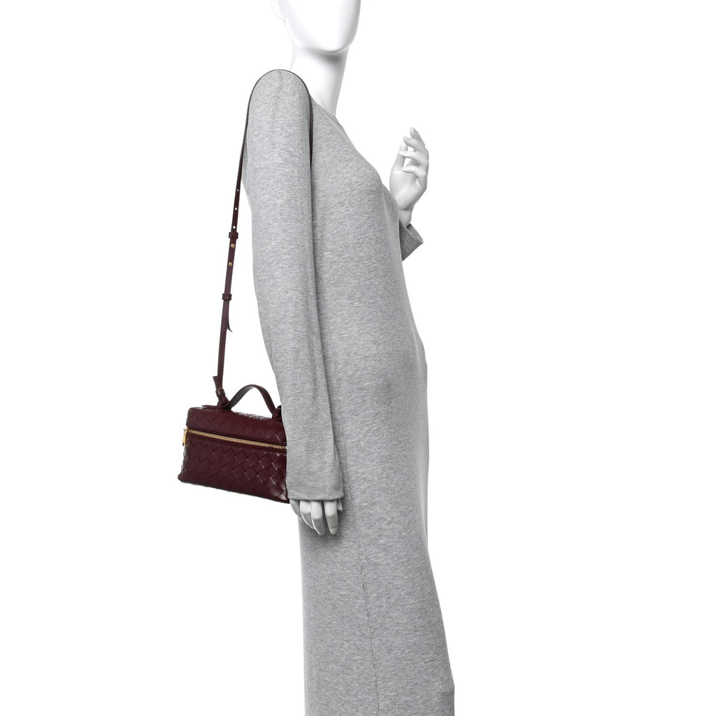 Nappa Intrecciato Bang Bang Vanity Case Barolo