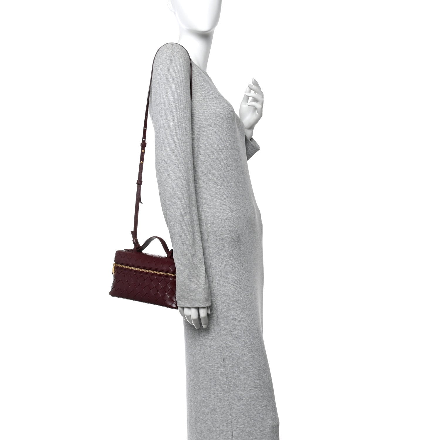 Nappa Intrecciato Bang Bang Vanity Case Barolo