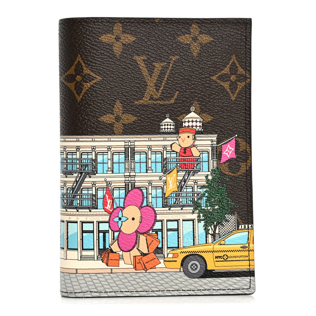 Monogram 2022 Christmas Animation New York Soho Passport Cover Yellow