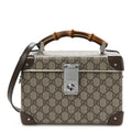 GG Supreme Monogram Globe-Trotter Beauty Case Brown