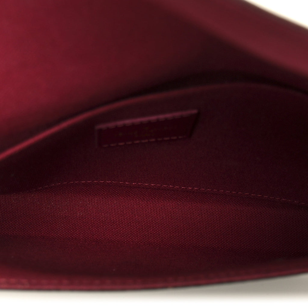 Monogram Pochette Felicie Chain Wallet Fuchsia