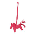 Milo Lambskin Grigri Rodeo Horse Bag Charm PM Rose Mexico