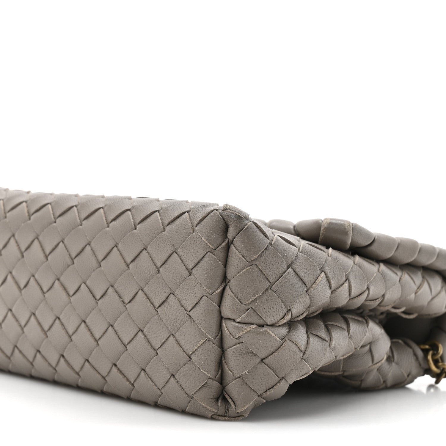 Nappa Intrecciato Baby Olimpia Shoulder Bag Shadow