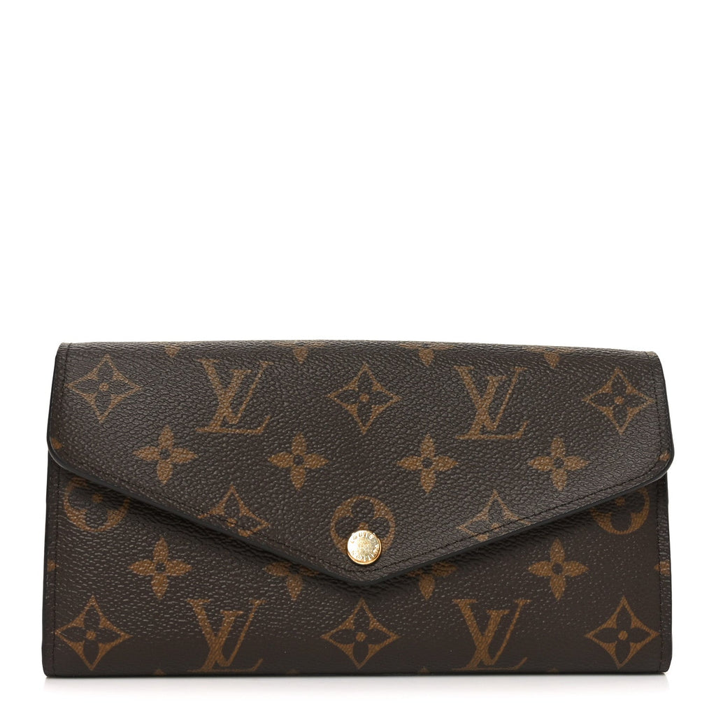 Monogram Sarah Wallet NM Coquelicot