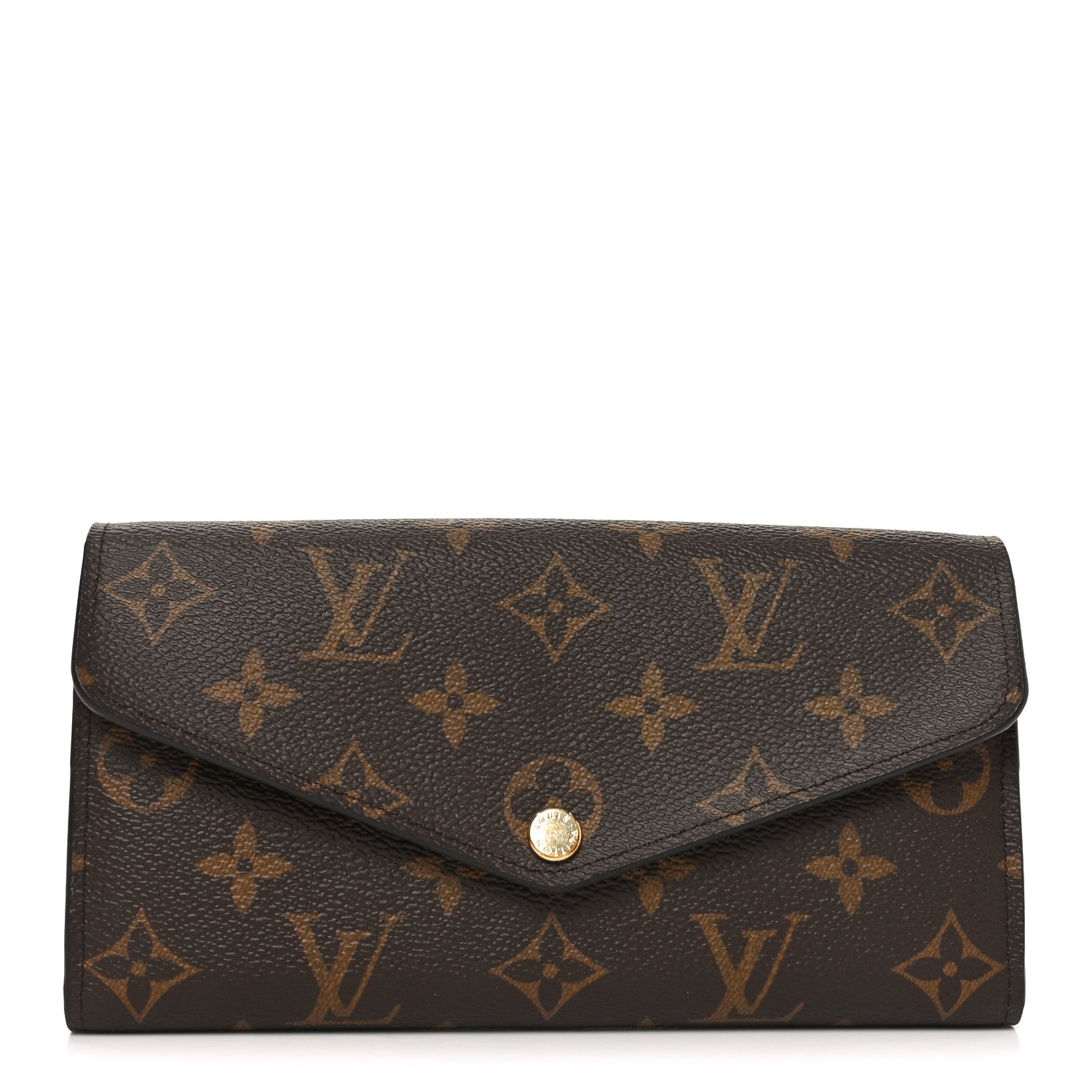 Monogram Sarah Wallet NM Coquelicot
