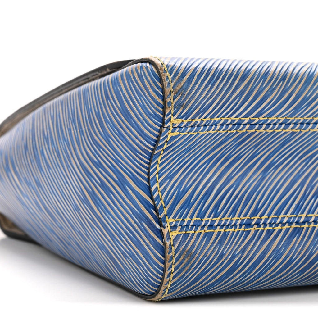 Epi Twist Shoulder Bag MM Denim Light