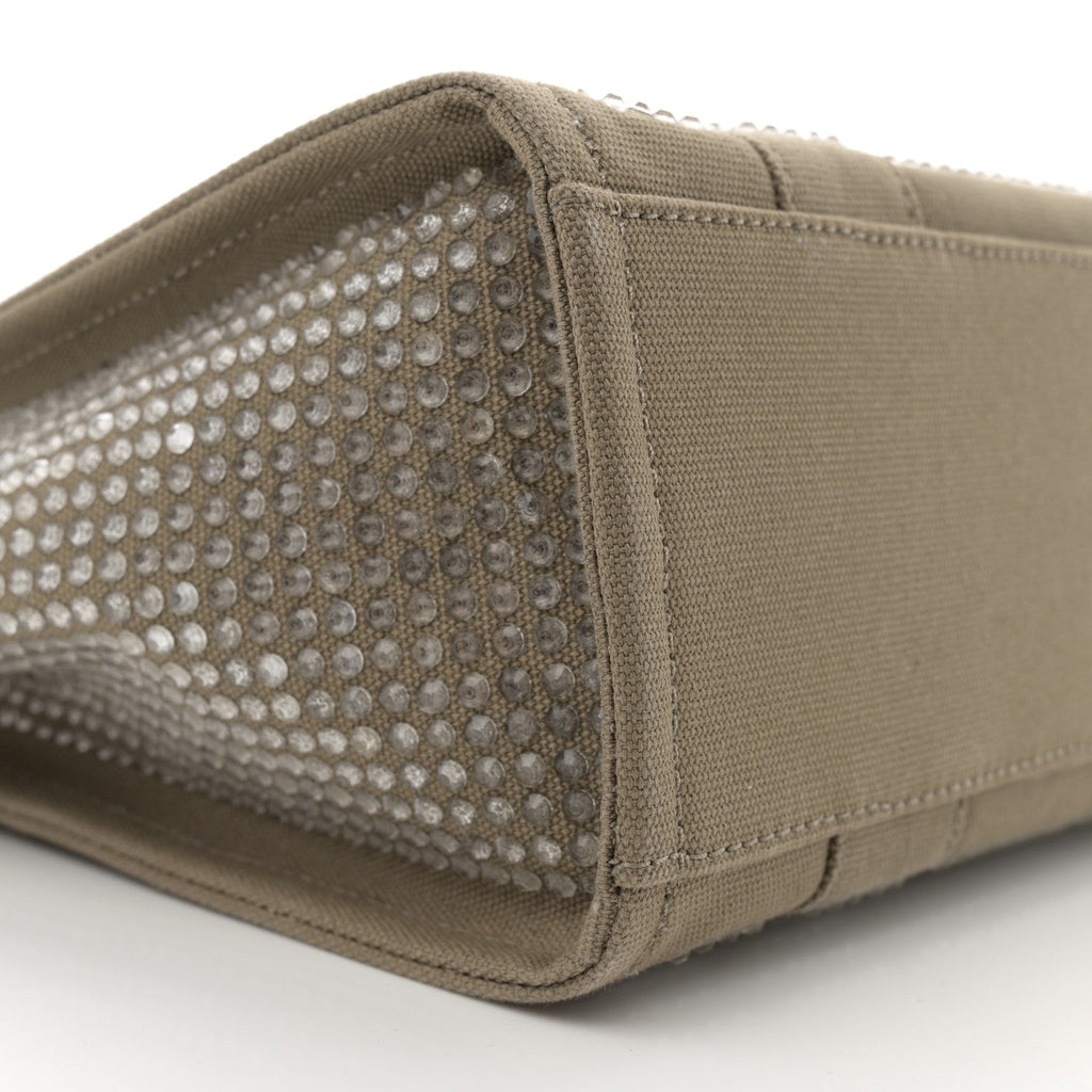 Crystal Canvas Small The Tote Bag Slate Green