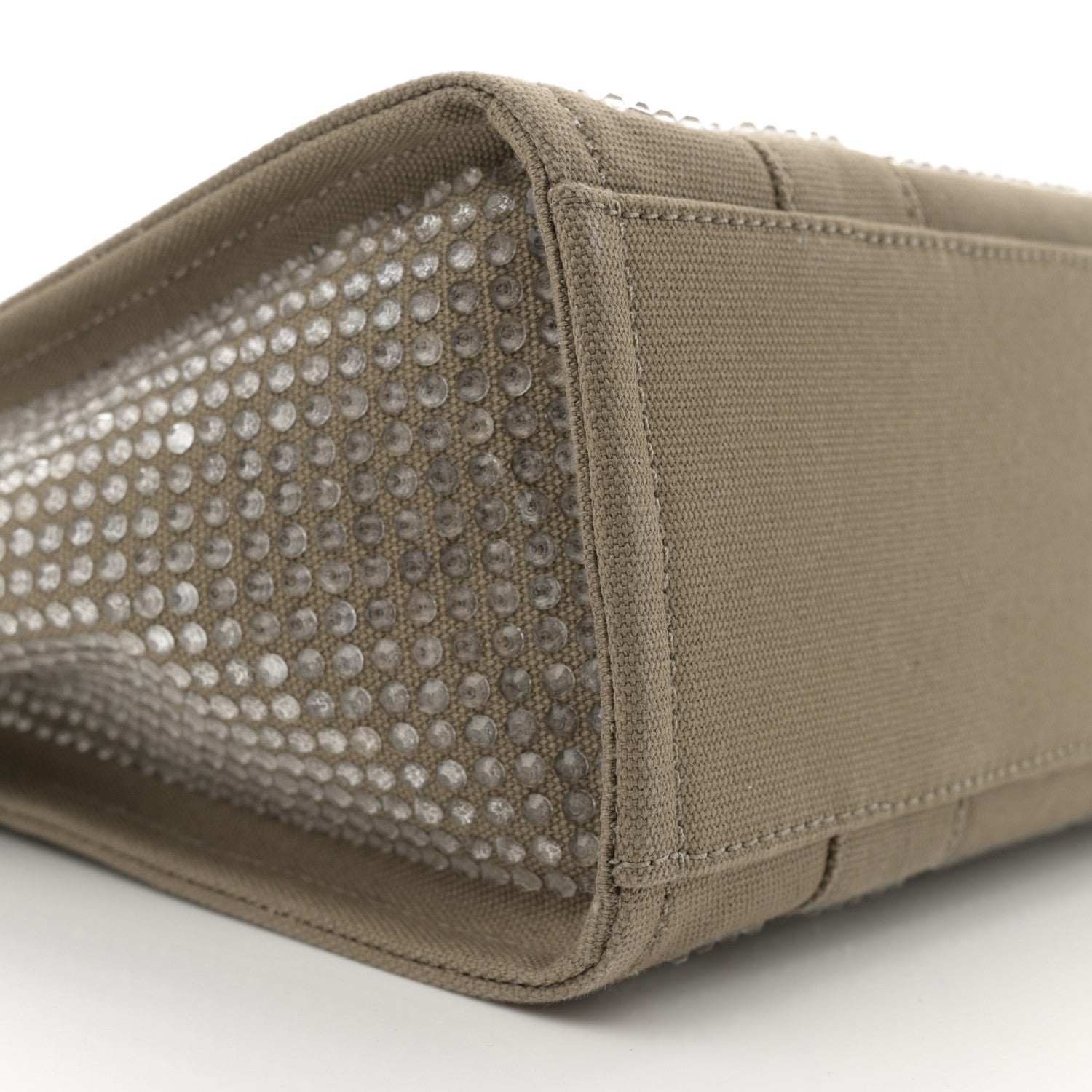 Crystal Canvas Small The Tote Bag Slate Green