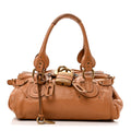 Calfskin Medium Paddington Satchel Tan