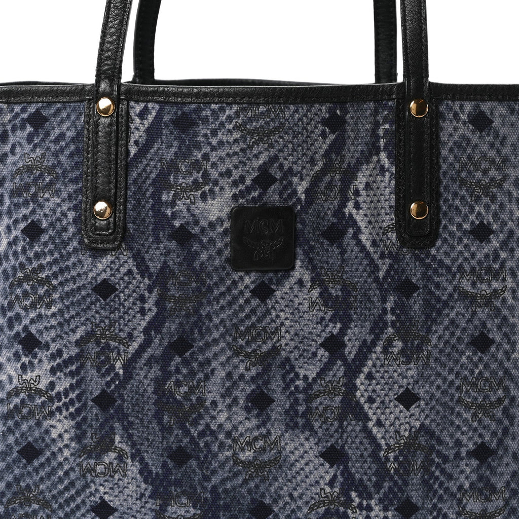 Visetos Medium Liz Reversible Shopper Tote Black