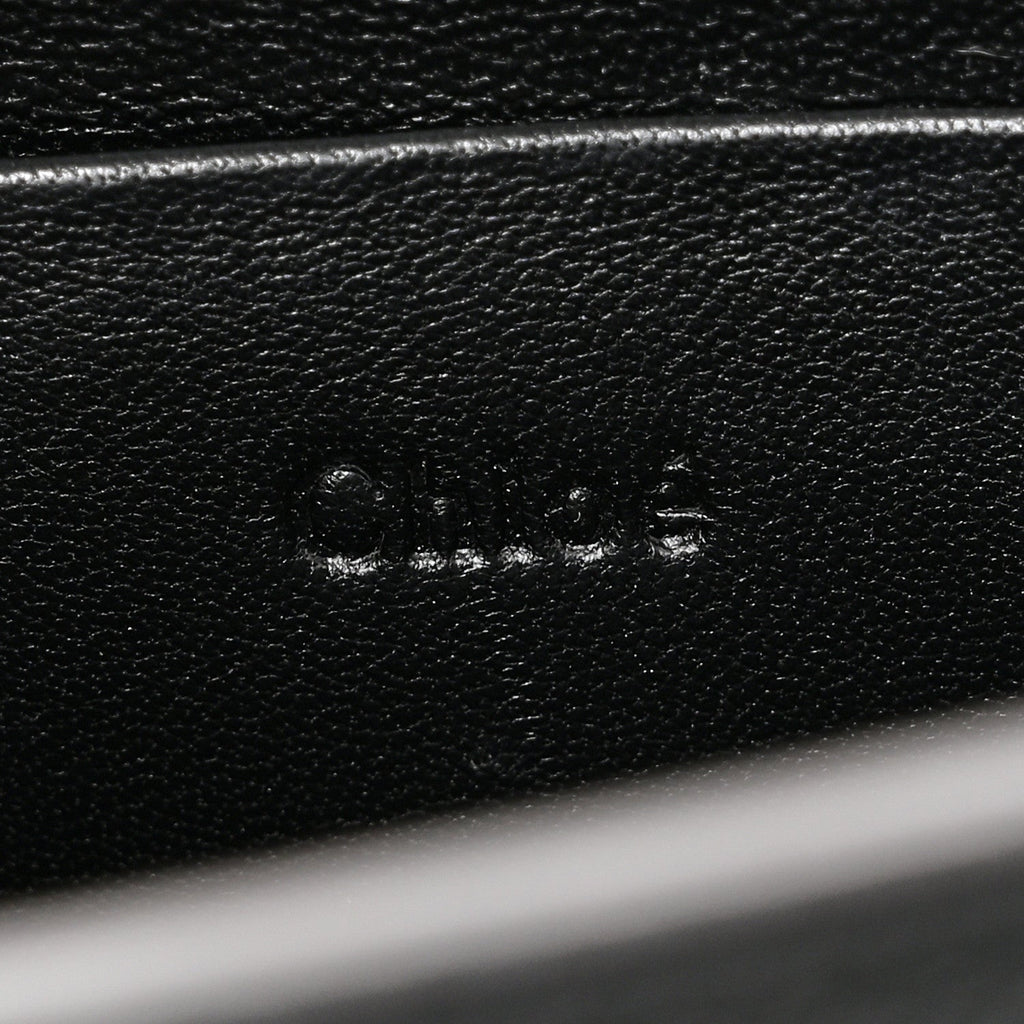 Calfskin Small Nile Bracelet Minaudiere Bag Black