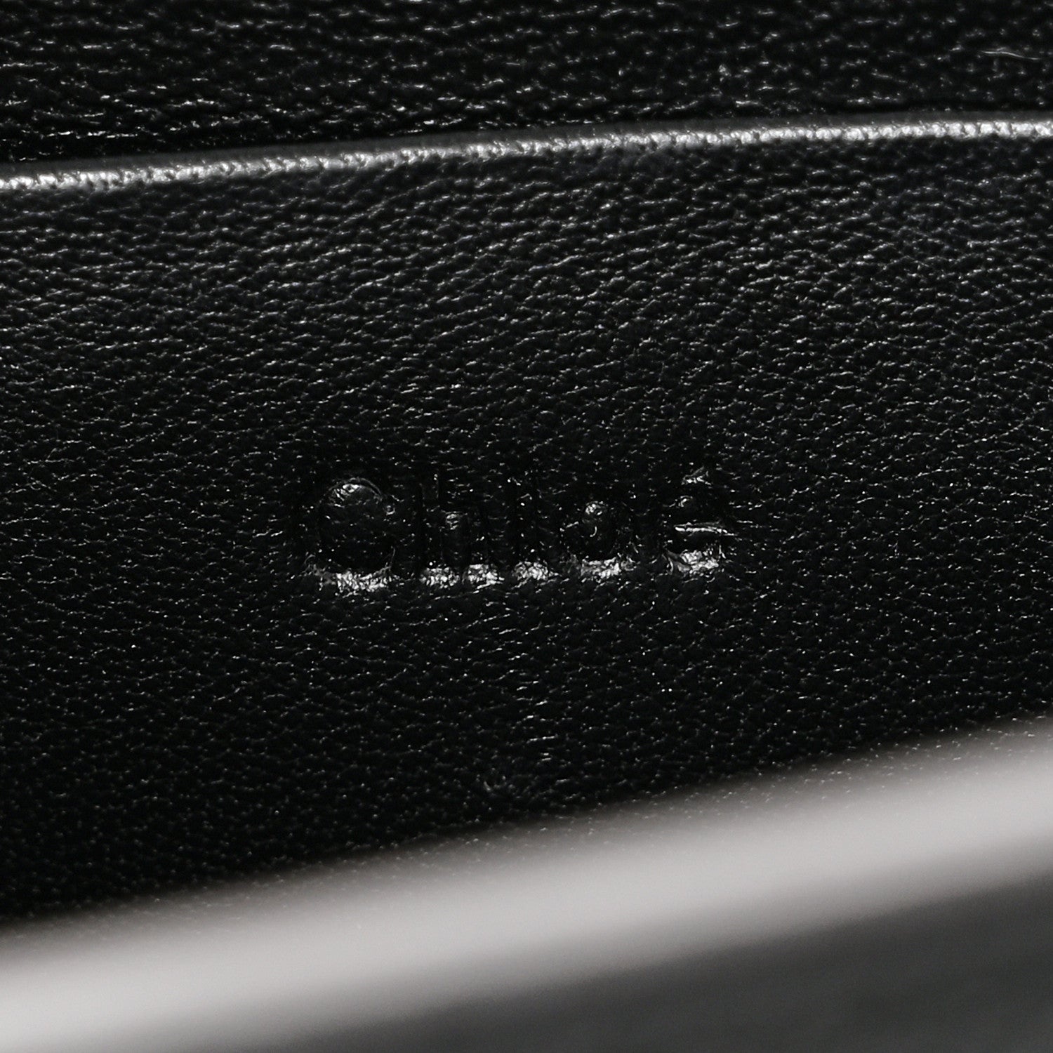 Calfskin Small Nile Bracelet Minaudiere Bag Black